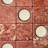 Square Red Travertine